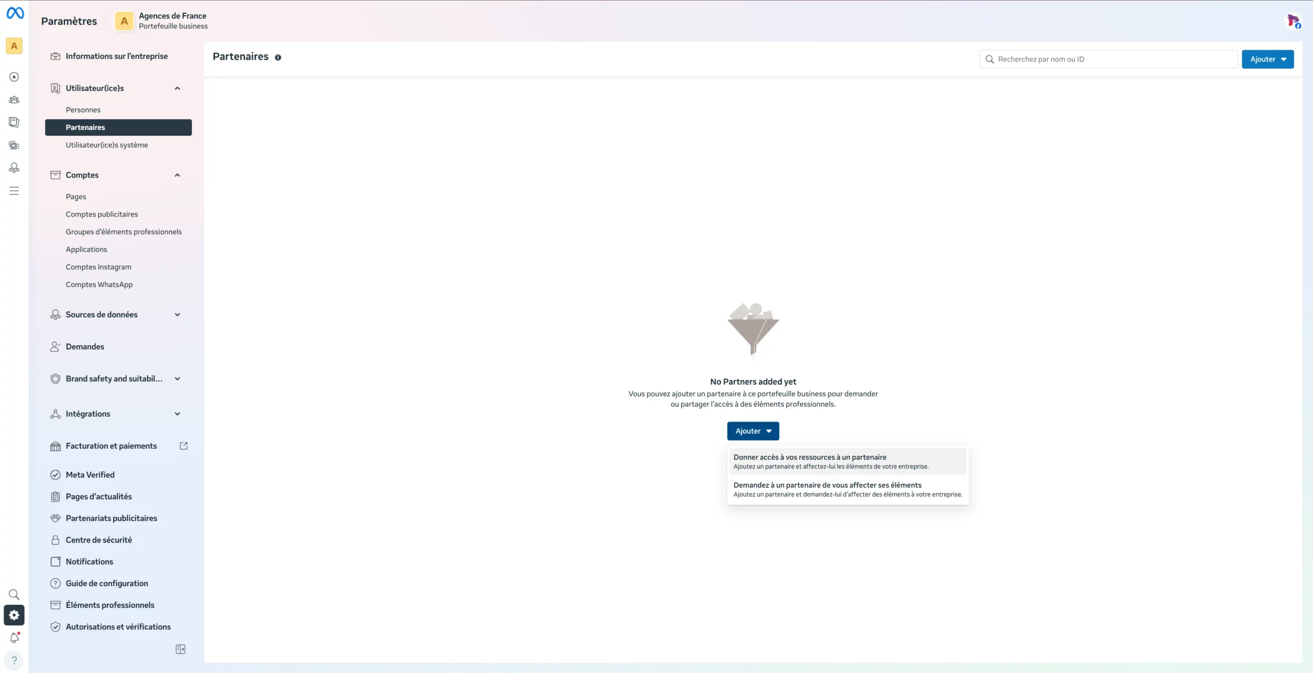 Donner accès à vos ressources à un partenaire